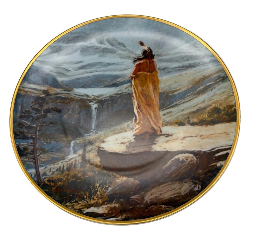 Vintage "The Promised Land" by artist Joe Beeler Plate #3012